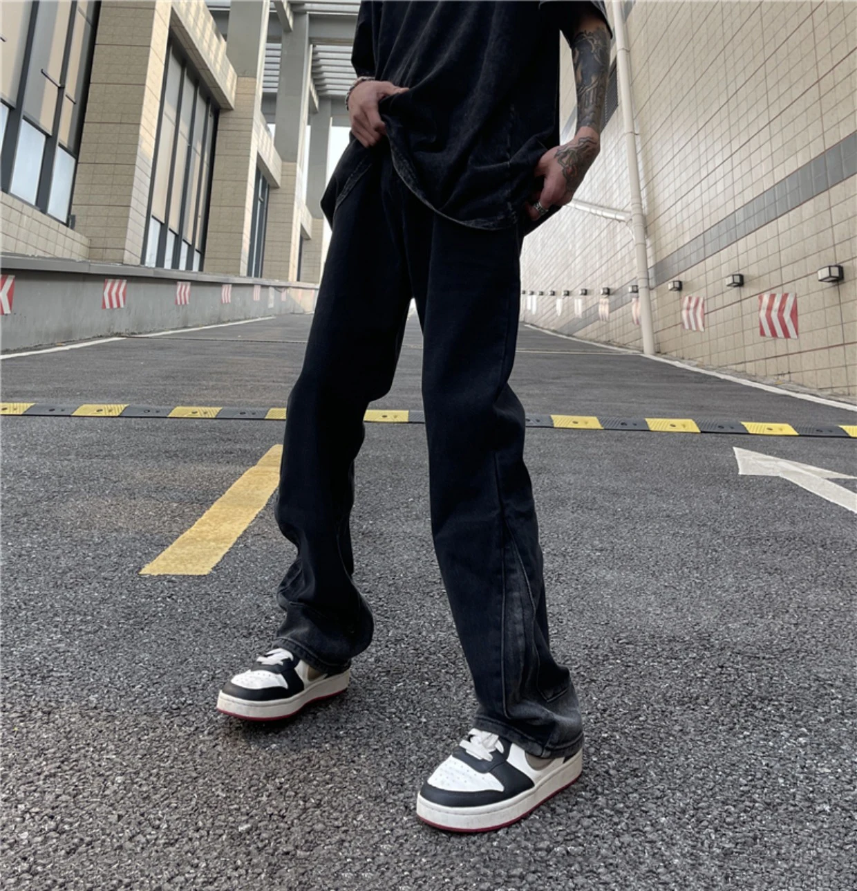 Men's Jeans Hip Hop Retro Straight Loose Denim Trousers Fashion Streetwear Men's Clothing Jeans Men Y2k Street Men's Clothing