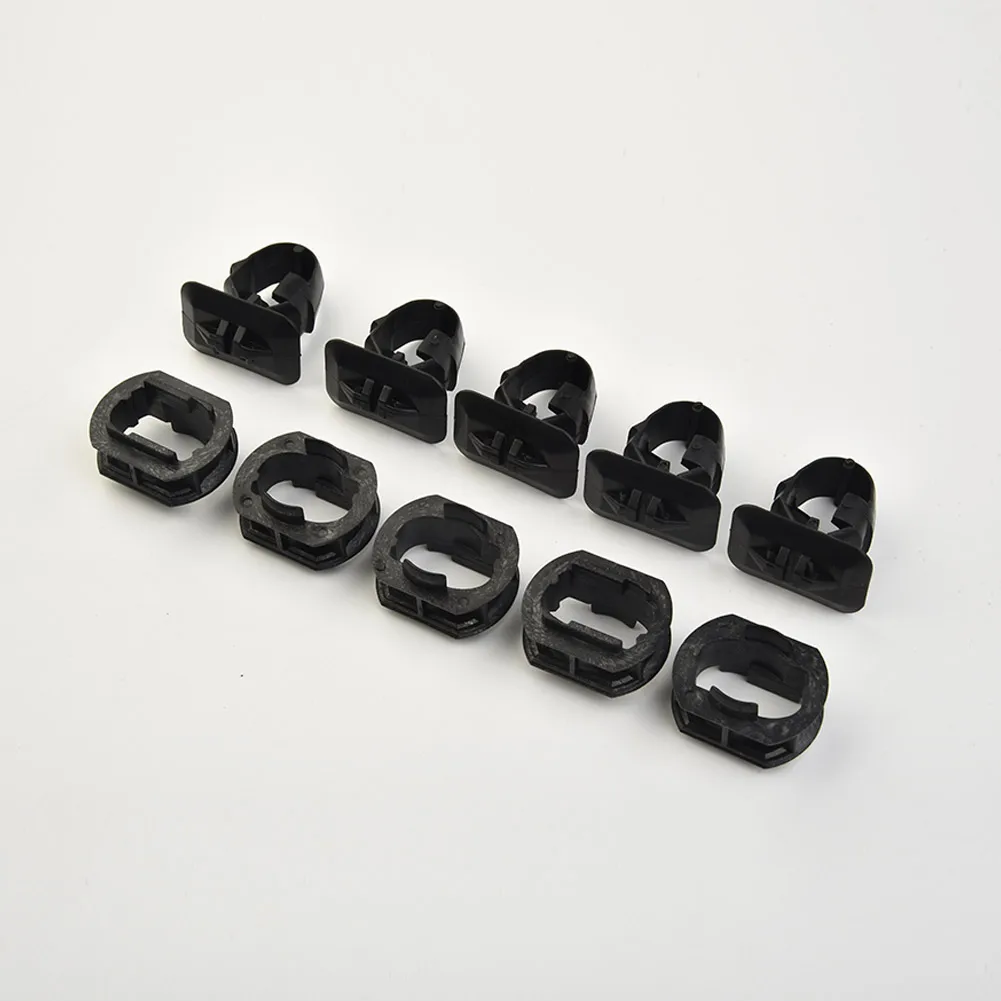 

Waterproof Easy Installation Clips W/ Grommet Bracket Car Gloss A0099884278 Accessories Black Nylon Parts Side