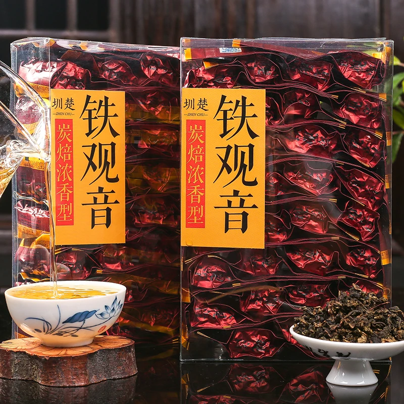 

Tea high-quality Tieguanyin strong aroma type bubble-resistant carbon-roasted oolong tea