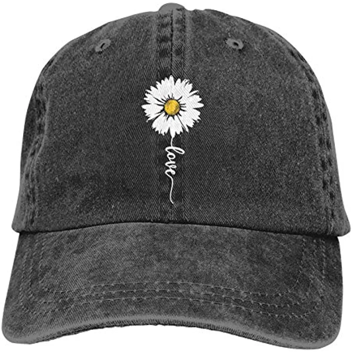 

Daisy Adjustable Women's Baseball Caps for New Mom Adjustable Daisy Blessed Hat Four Seasons Unisex Casual