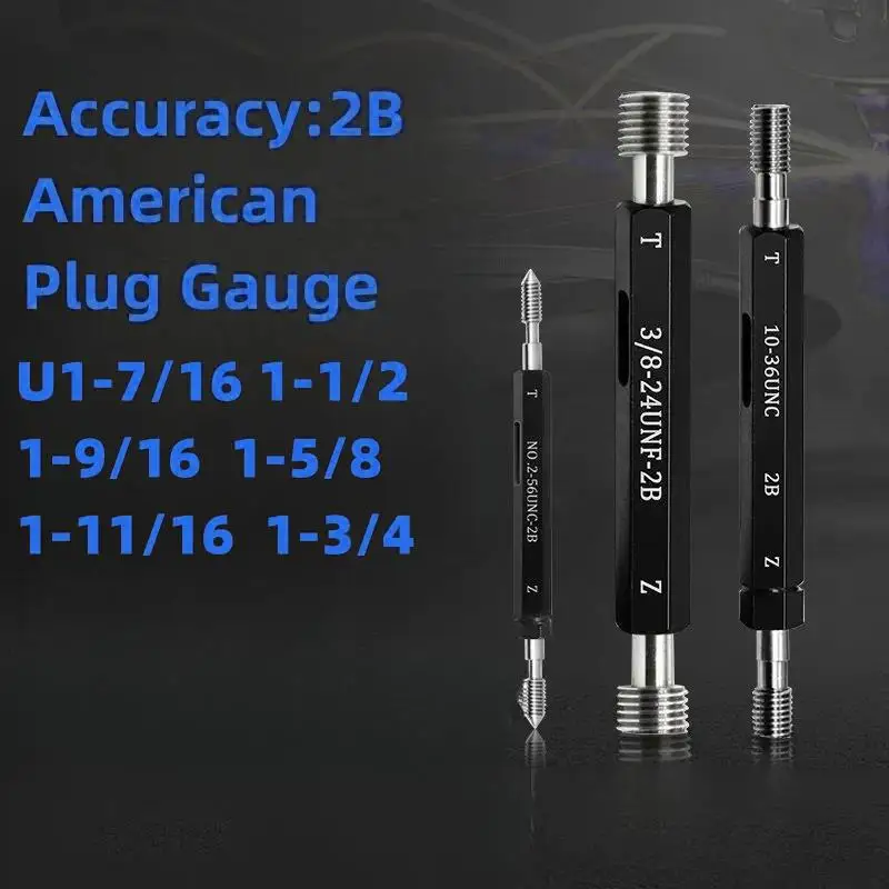 Резьбовая заглушка стальной измерительный прибор американский тонкий