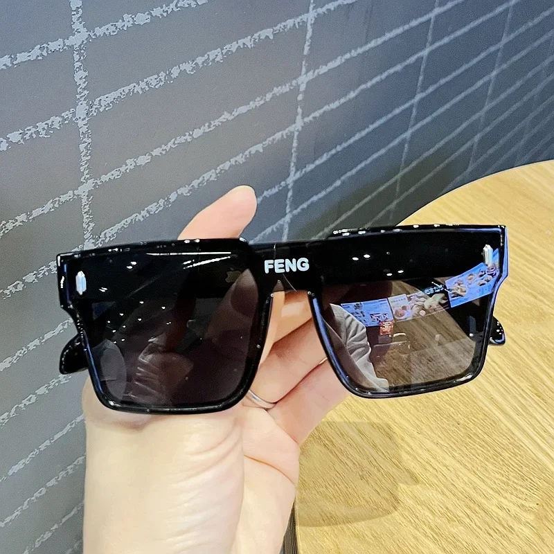 2024 модные детские солнцезащитные очки брендовые квадратные с защитой от