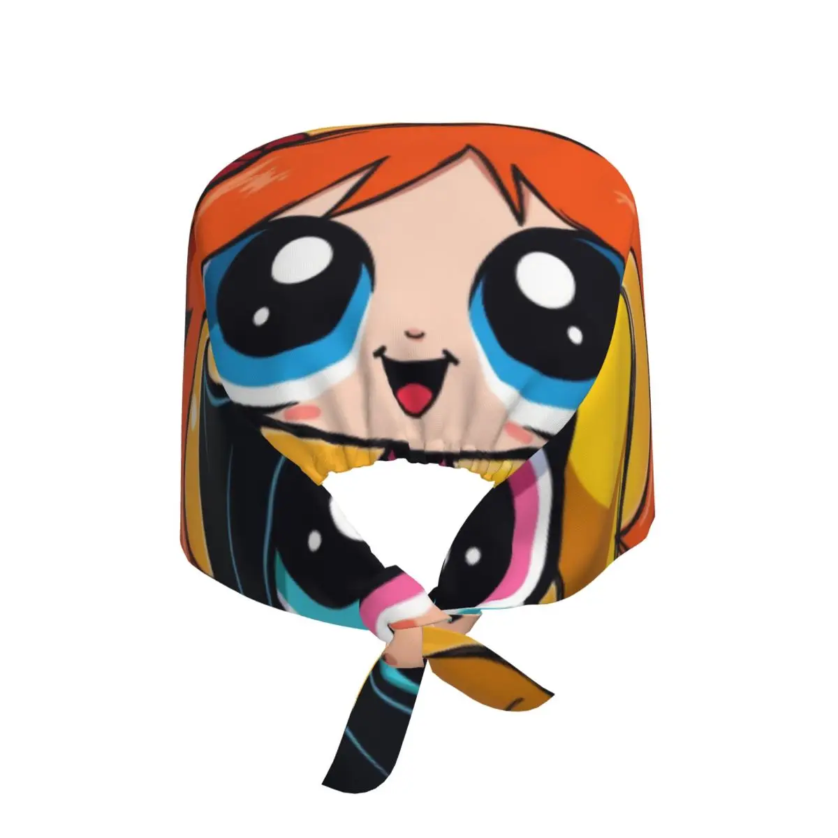 Забавная рабочая шапка Y2k в стиле аниме Powerpuff милые шапки для девочек