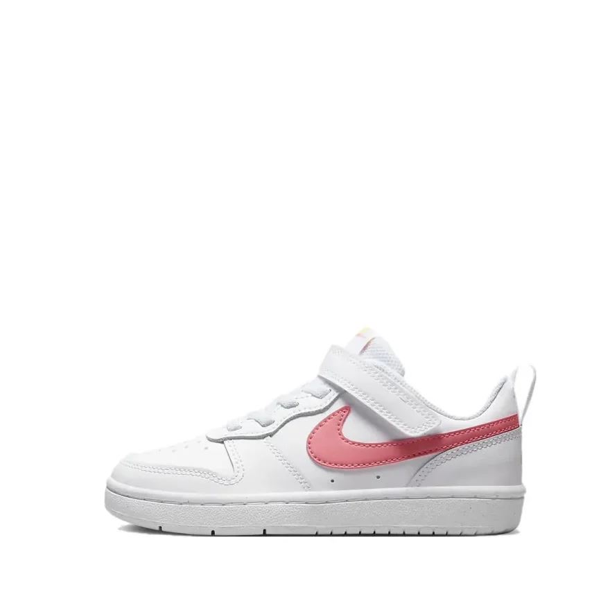 Повседневная обувь Nike Court Borough Low 2PS White Powder для детей маленьких и средних размеров