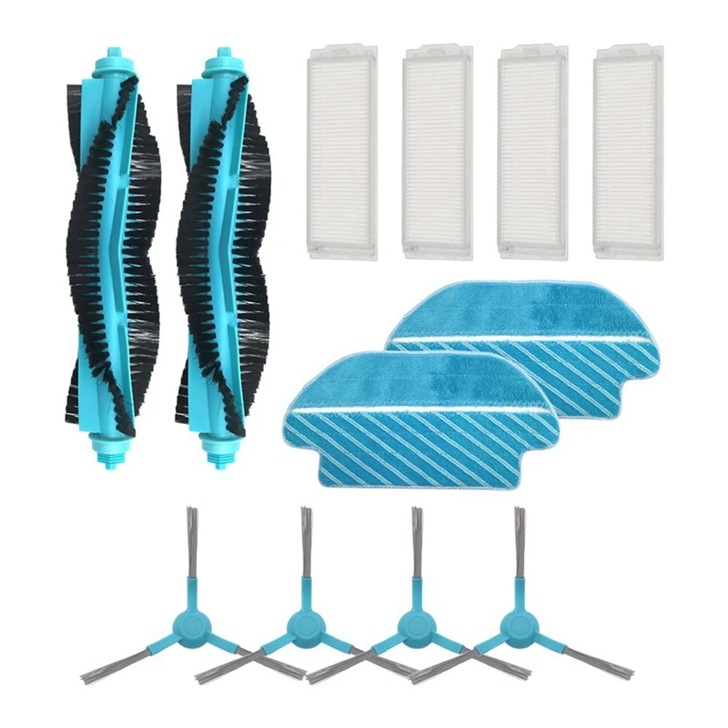 

Для Xiaomi Mijia LDS / Styj02ym / Conga 3490 Viomi V2 Pro V3 Se, робот-фильтр для подметания, роликовая щетка, края, щетка, запчасти для швабры