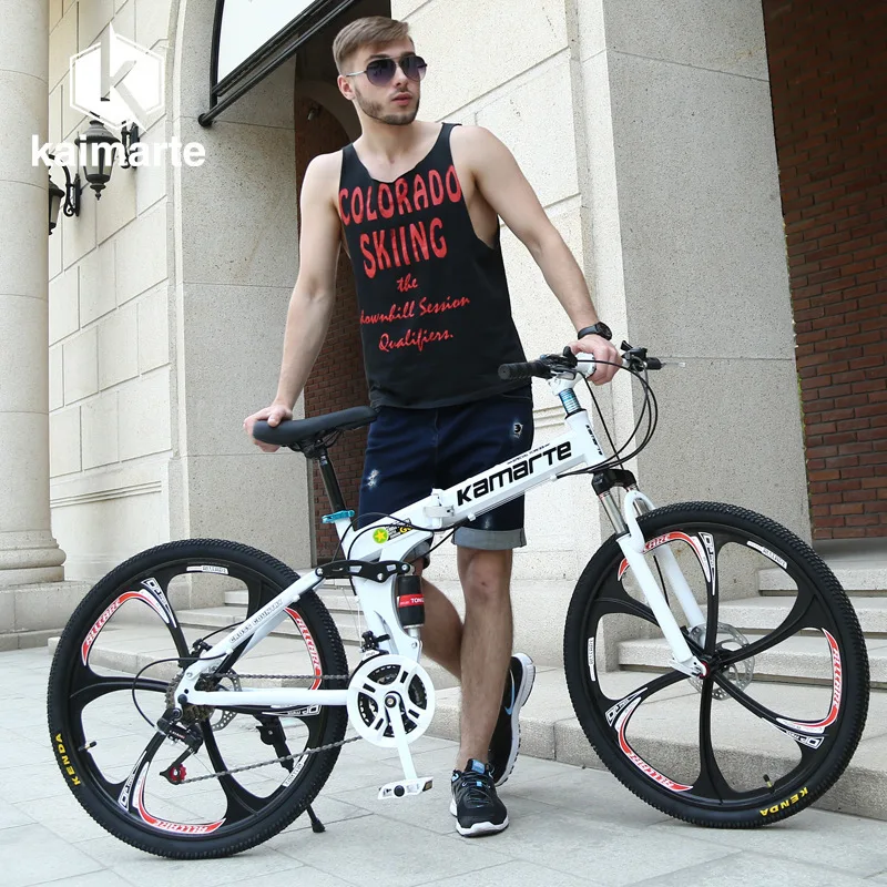 

Складной двухдисковый велосипед для взрослых, для спорта на открытом воздухе, с переменной скоростью, для студентов, для внедорожных поездок, горный велосипед, 26 дюймов