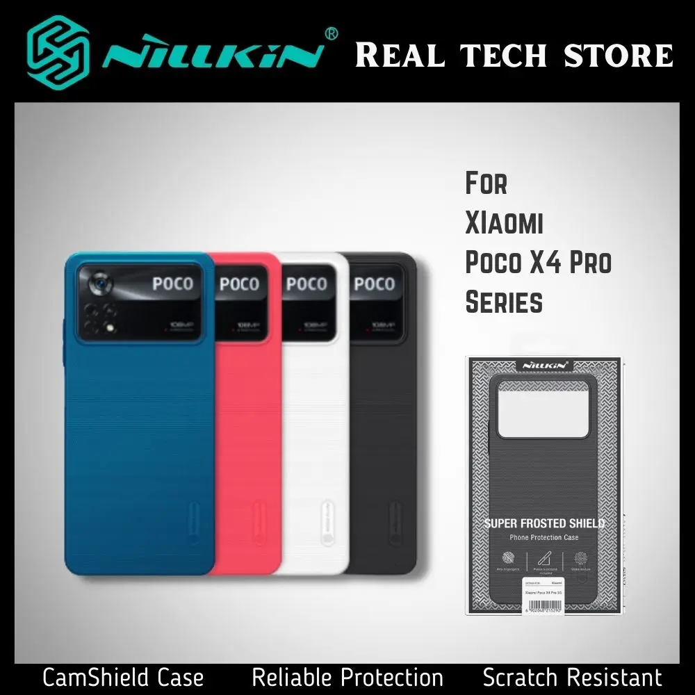 

Чехол для Xiaomi Poco X4 Pro, суперматовый чехол NILLKIN, Ультратонкий защитный чехол для телефона, чехол для Xiaomi Poco X4 Pro