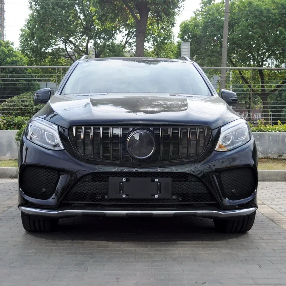 Передний бампер Racing Grill Заготовка решетки для внедорожника Mercedes-Benz W166 GLE-Class 2015-2019