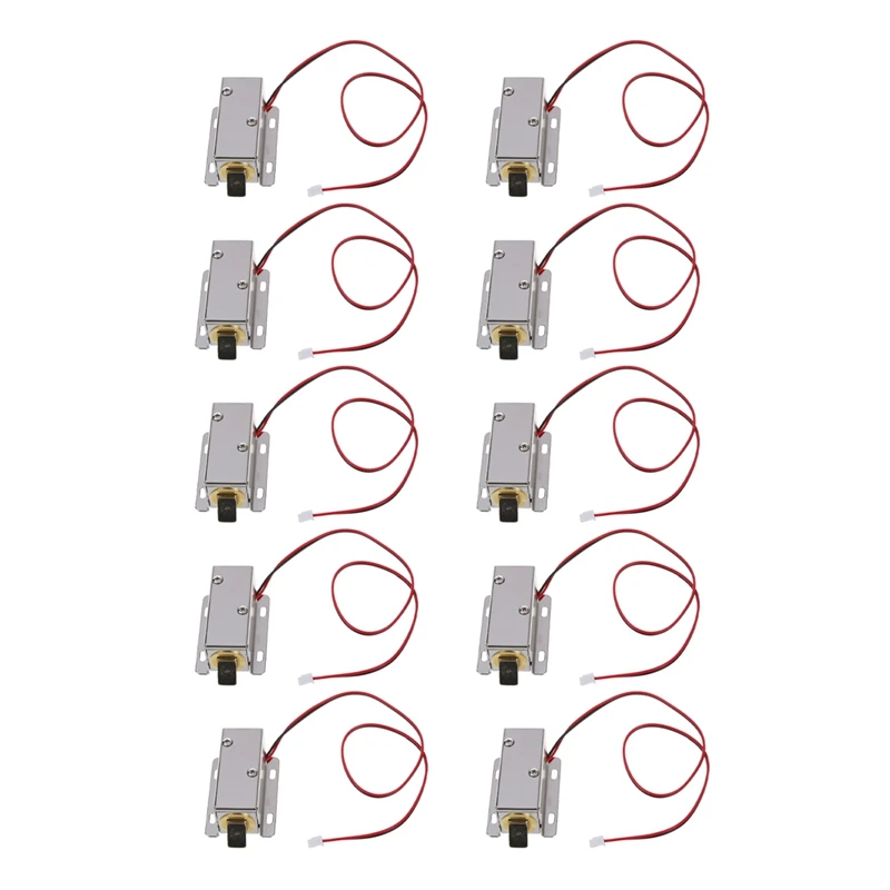 

10X 0837L DC 12V 8W Электромагнит открытого типа для электрического дверного замка
