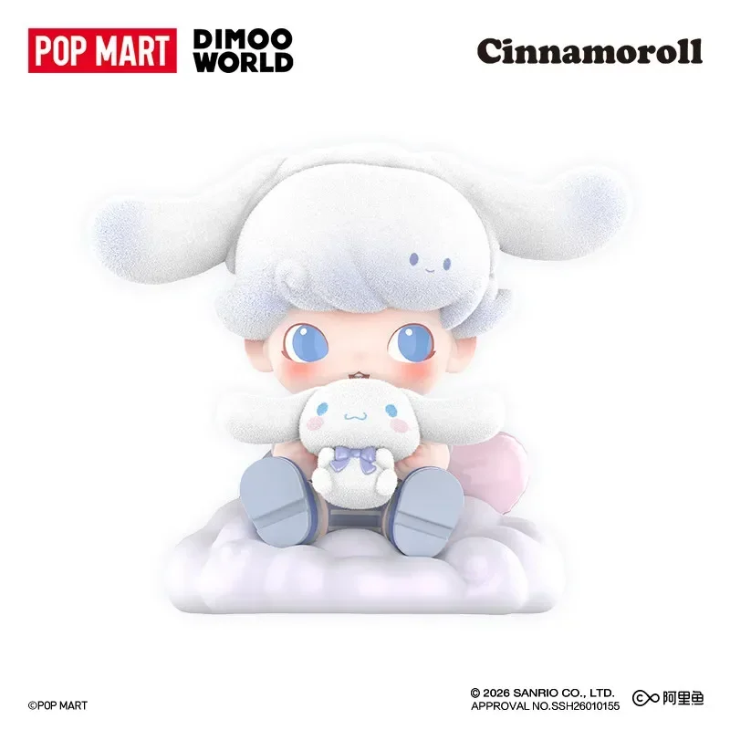 Фото POP MART DIMOO WORLD Серия Cinnamoroll: Коллекционные фигурки-сюрпризы в закрытых коробках, милые аниме-фигурки, настольные украшения, коллекция №5