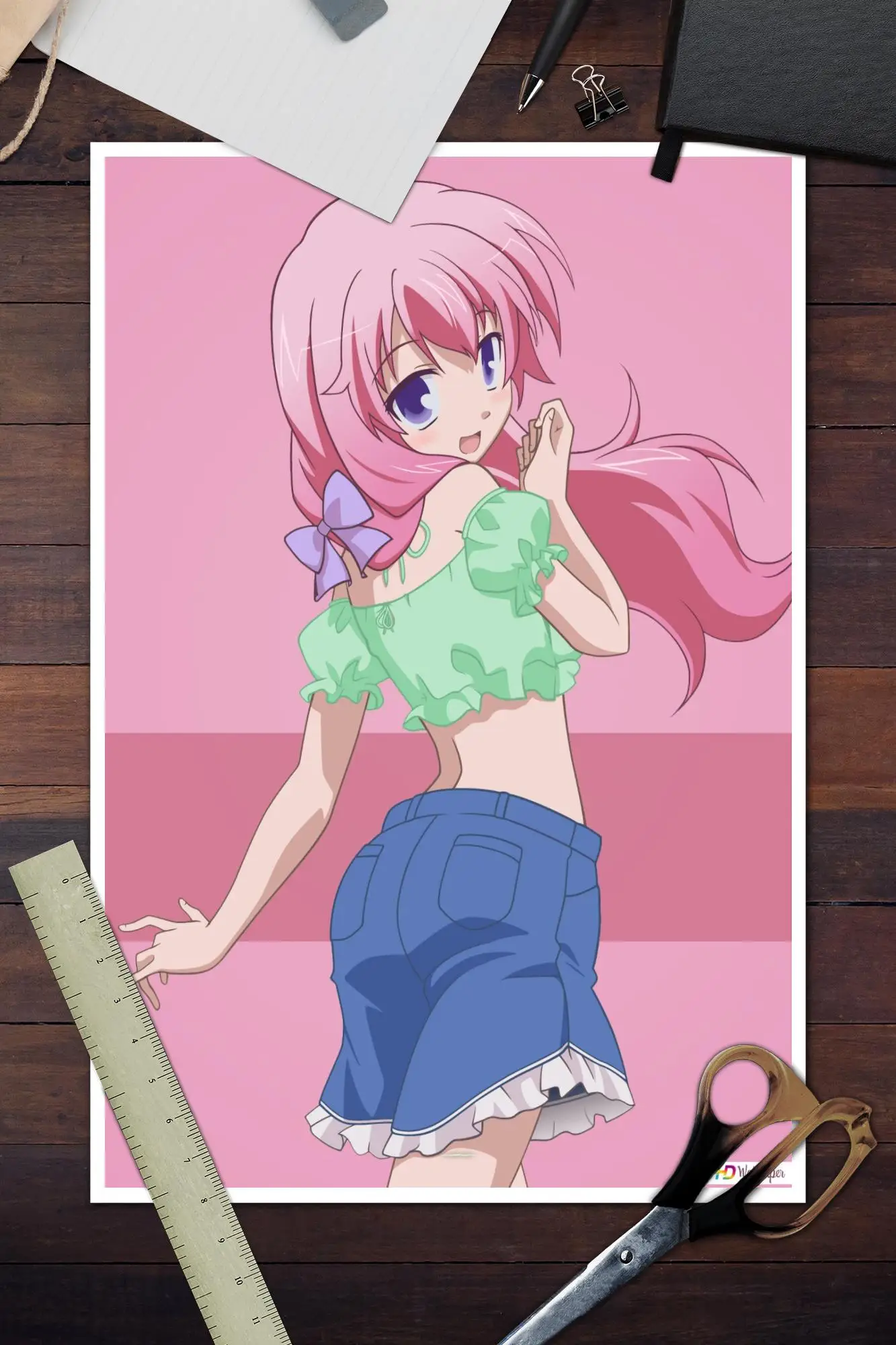 Аниме плакат baka and test настенный художественный постер на холсте для современной