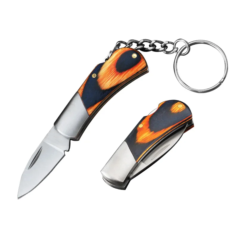 

Outdoor Tools Stainless Steel Mini Folding Knife Portable Keychain Small Hanging Camping Survival Tool EDC Pocket Knife