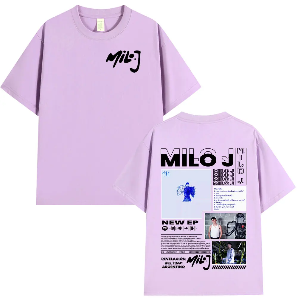 Рэпер Milo J 111 футболки с графическим принтом альбома мужские и женские модные