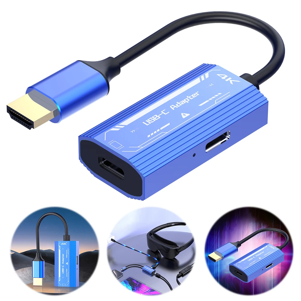 HDMI-совместимый кабель типа C DC 5 В из алюминиевого сплава для iPhone ...
