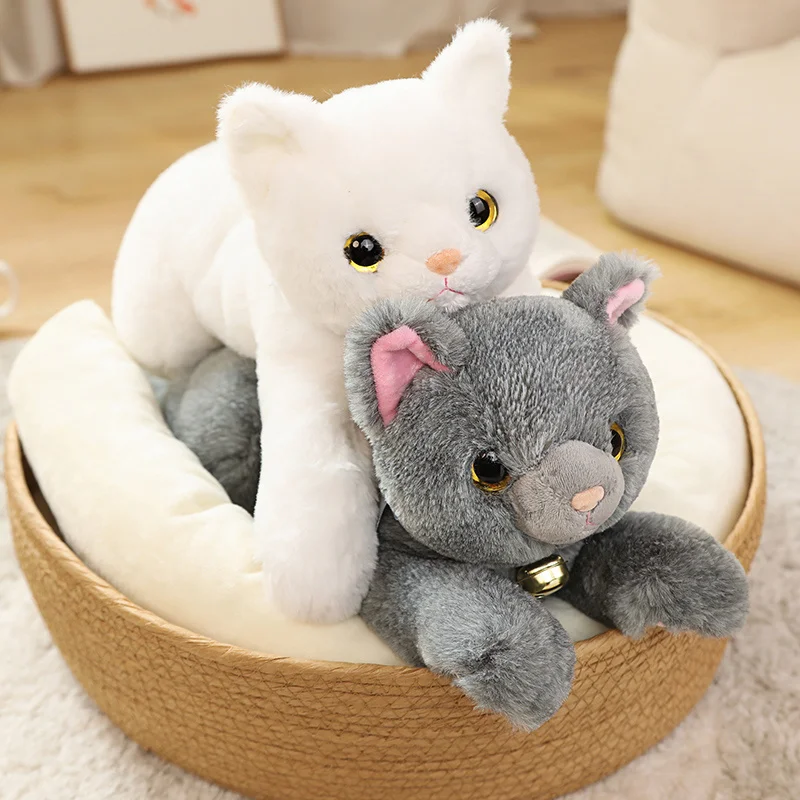 

Игрушка в виде животных Kawaii, 35 см, мягкая, Реалистичная