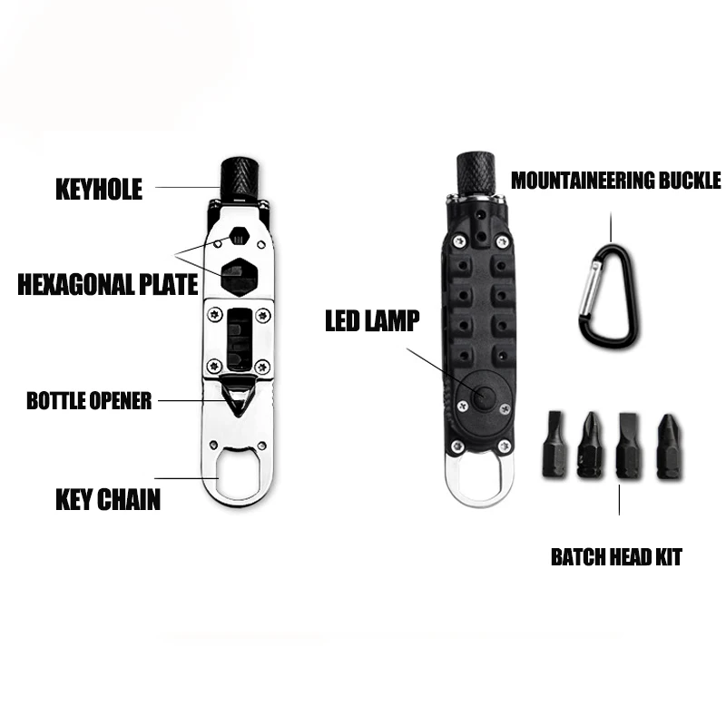 Многофункциональная аварийная отвертка с крестообразным драйвером Портативный