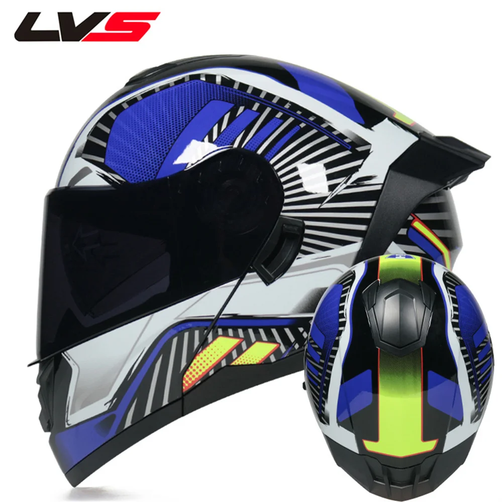 

Модульный откидной Мотокросс С сертификатом DOT LVS для спуска под горло, Классический Полнолицевой мотоцикл, Байк-внедорожник