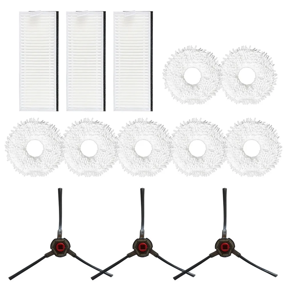 

13PCS/Set Filter Mop Cloth Side Brush Fitment For Yeedi Mop Station Self-cleaning Robot In Stock Drop Shipping
