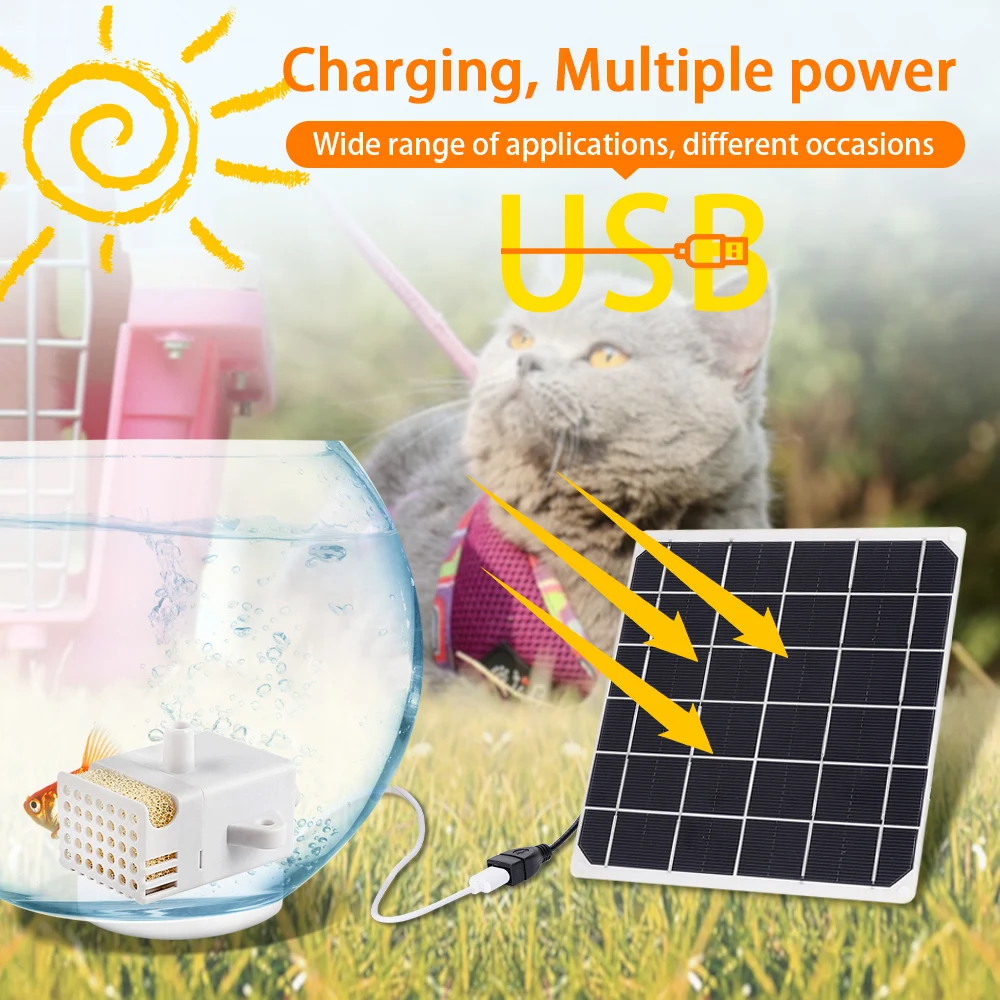 

USB Wireless Water Pump Pet Water Dispenser DIY Water Pump Fish Tank Dedicated Mini Silent Circulation Dubmersible Pump