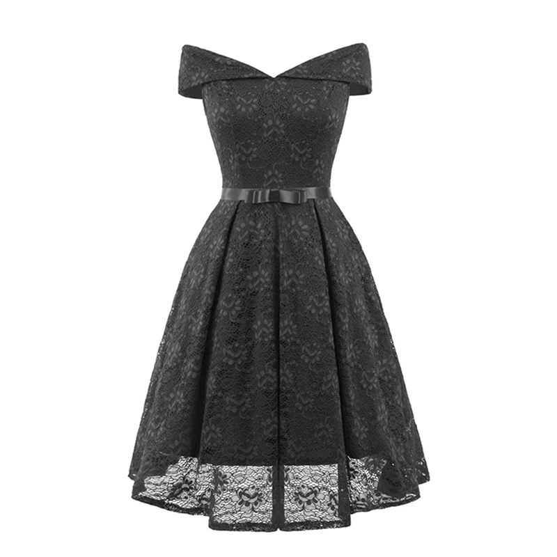 Модное женское кружевное платье элегантное фигуристки с открытыми плечами