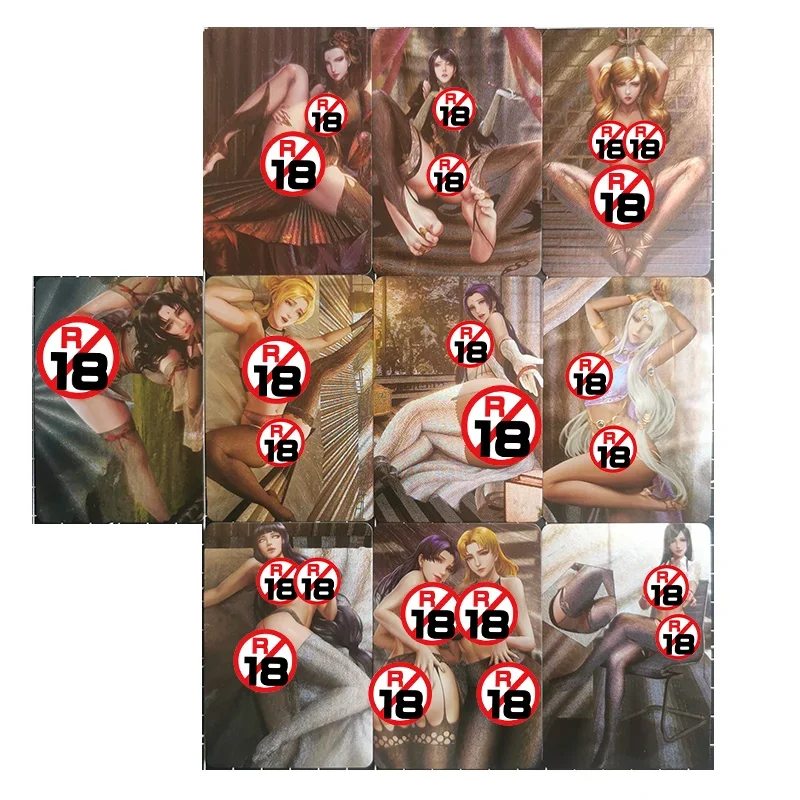 В наличии 10 шт./компл. карты сексуальной аниме девушки Энн Такамаки Тифа Локхарт