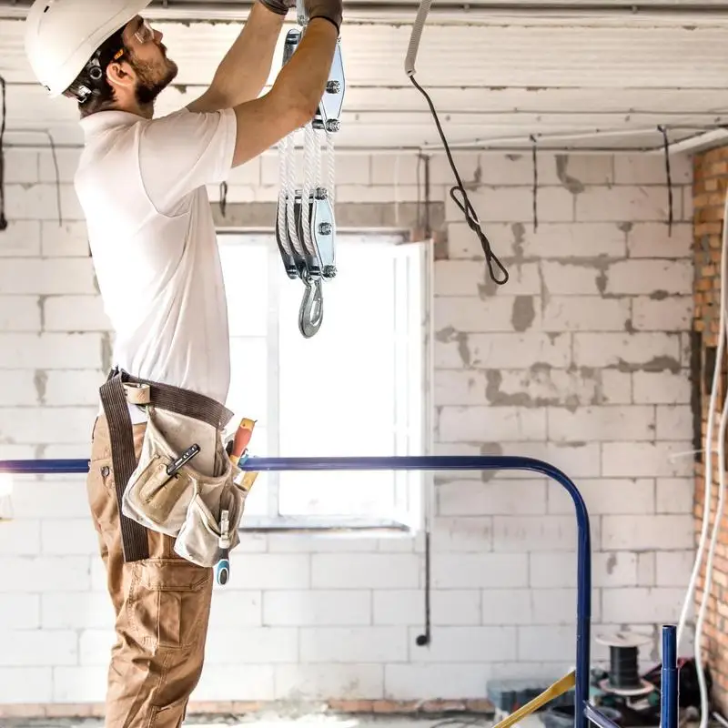 Вращающийся Канатный шкивной блок с подъемной мощностью 6:1 тяжелая Тяжелая