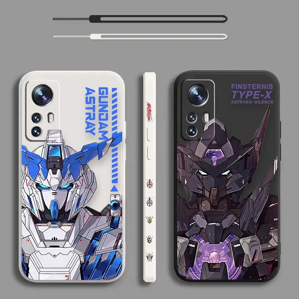 

Japan Anime G-Gundam Case For Xiaomi Mi 13 12 12S 11 11T 10 10S 9 9SE 8 8SE 6 6X Pro Ultra Liquid Left Rope Cover Funda Cqoue