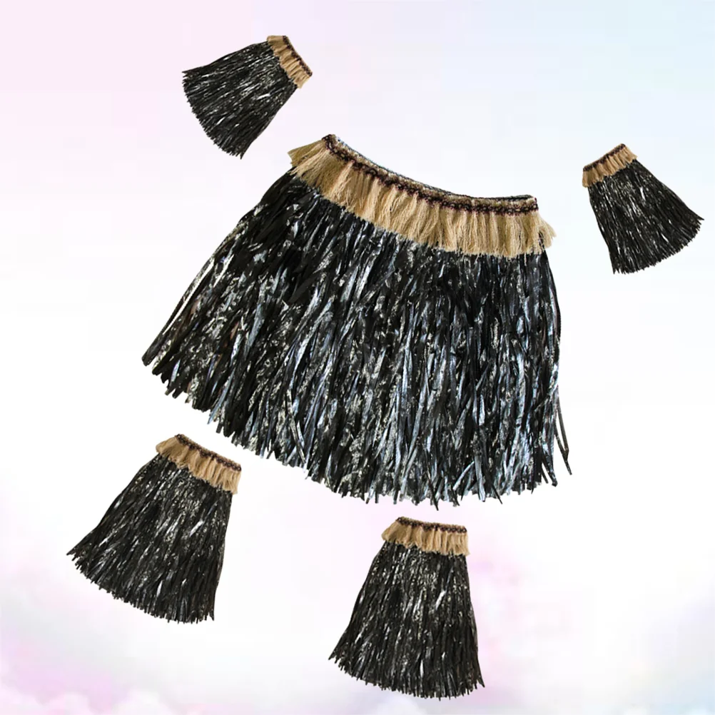 

Skirthawaiian Hula Skirtscostume Luau Hawaii Party Straw Adult Dance Paper Women Set Tassel Rafi Adults Men Leaf Outfits Dress