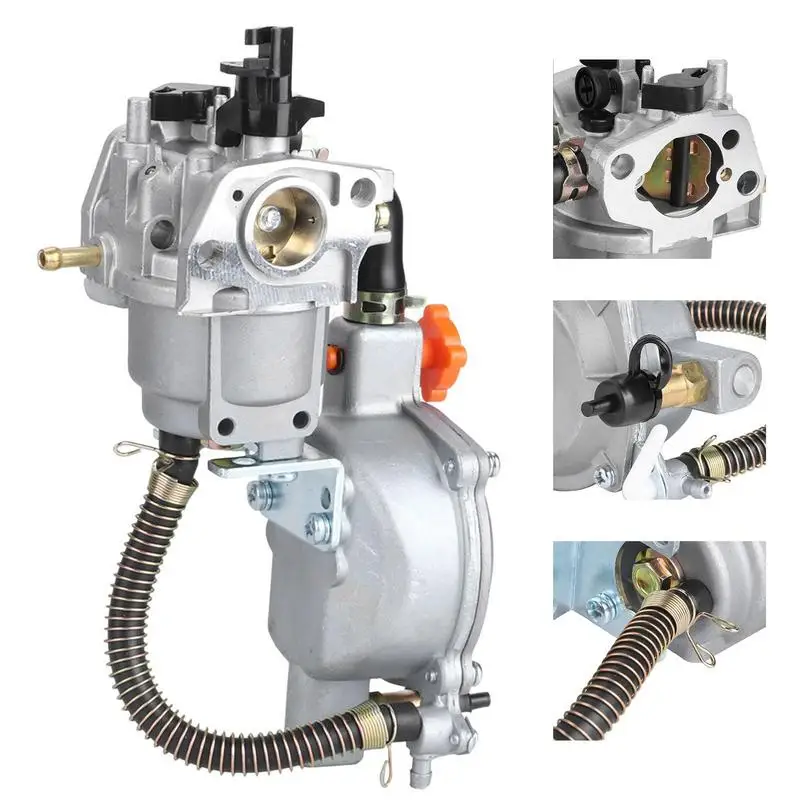 

Generator Carburetor No Breaking Power Generator Carburetors Portable LPG NG Conversion Kit For 2.8KW GX200 170F Manual Choke