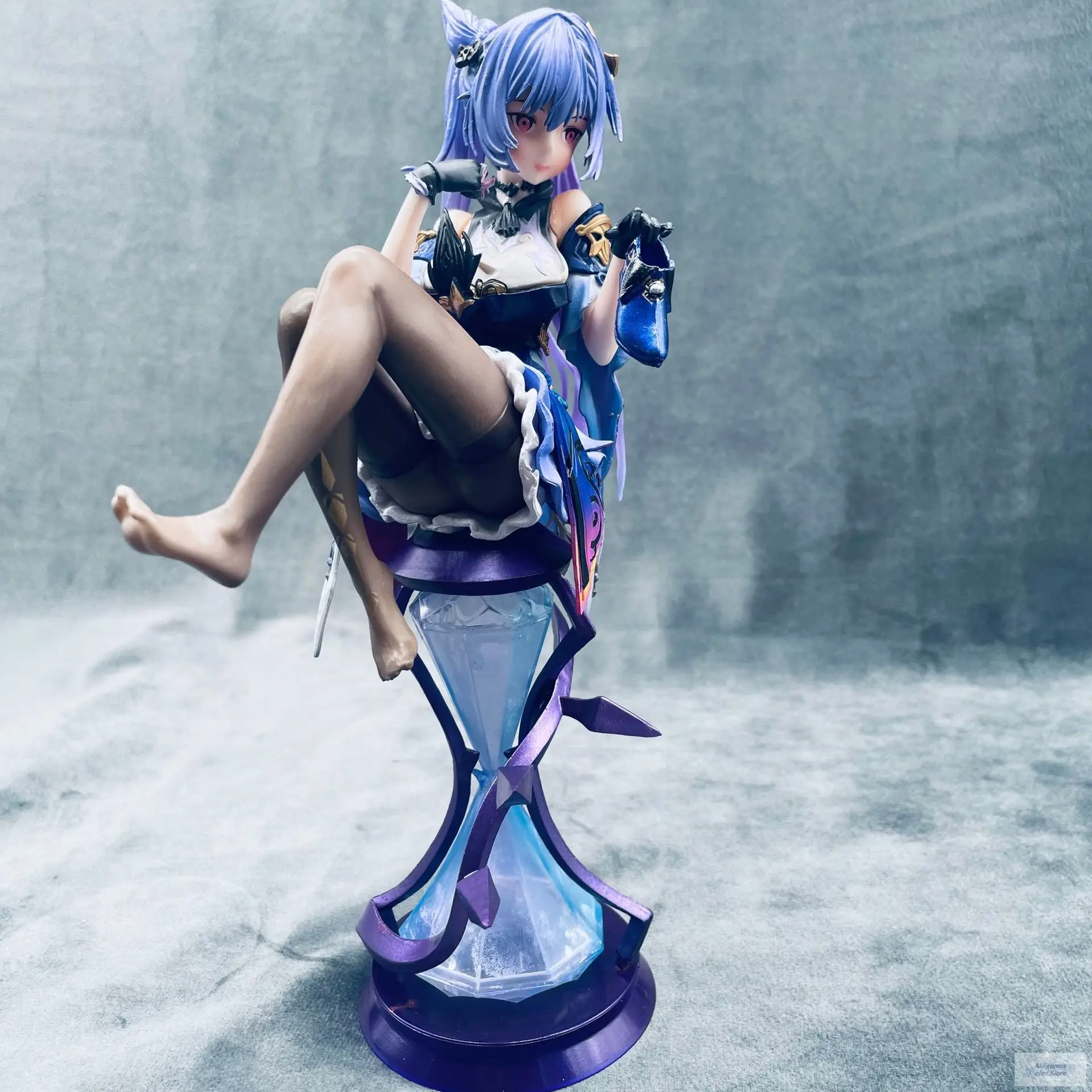 

Фигурка аниме 18 см Genshin Impact Liyue Seven Stars Keqing аниме статуя экшн-фигурка Коллекционная модель детская игрушка орнамент