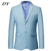 10 colour large size m 5xl boutique fashion slim solid color casual business mens blazer suit jacket coat groom wedding dress