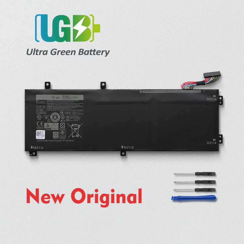 

UGB новый оригинальный RRCGW,M7R96,62MJV,05041C, 5D91C, 5XJ28, 6gtpy, H5H20 Аккумулятор для Dell Precision 5520 XPS 15 9560 9550