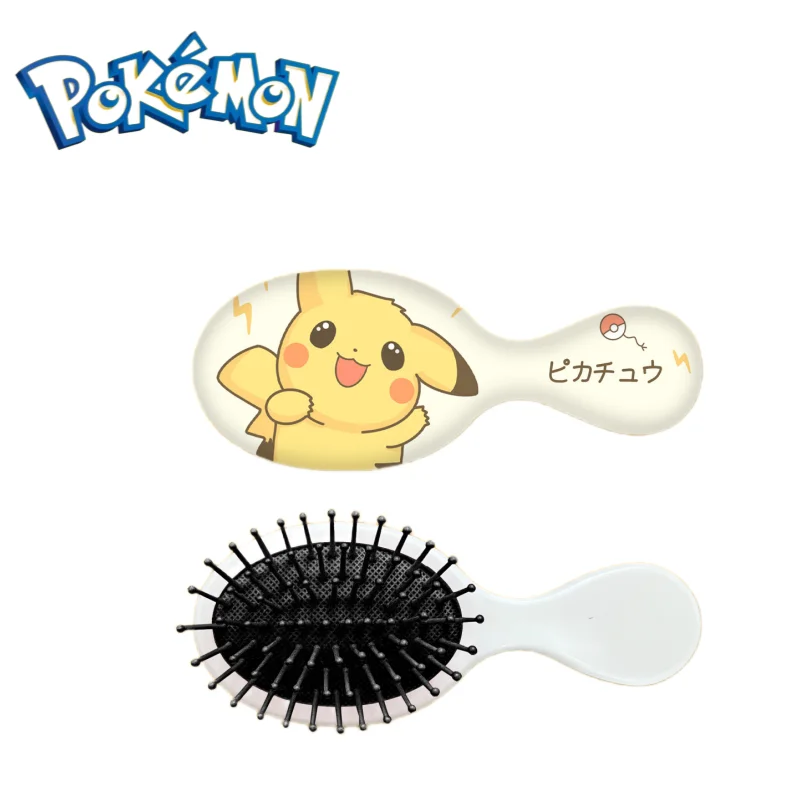 

Покемон аниме периферийный милый кавайный мультяшный Пикачу мини-труба Массажная воздушная Подушка Расческа для вьющихся волос пушистая портативная маленькая расческа