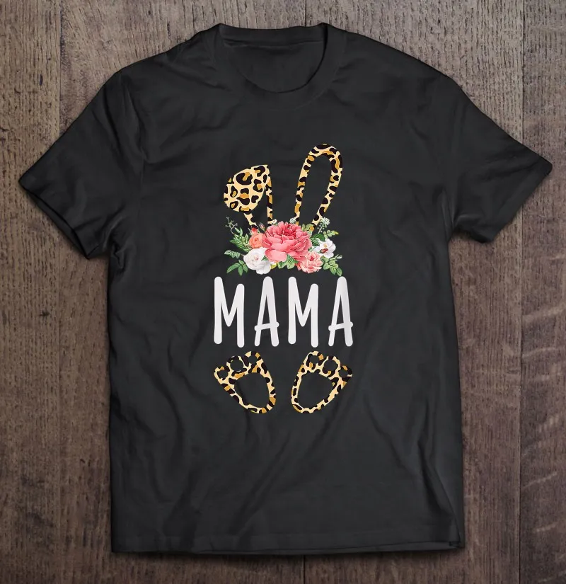 

Футболка мужская оверсайз с цветочным леопардовым принтом, счастливая Пасха, День матери, аниме стиль Харадзюку