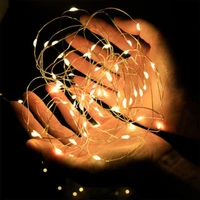 51020pcs led fairy lights copper wire string lights outdoor light garland for christmas wedding holiday party decoration