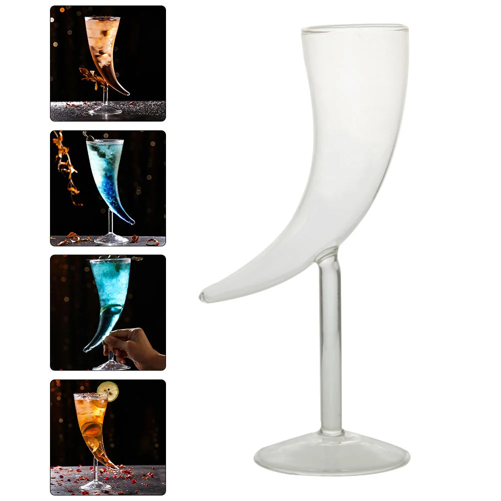 

1 Pc of Glass Creative Glass Glass Glass Goblet for Festival Party