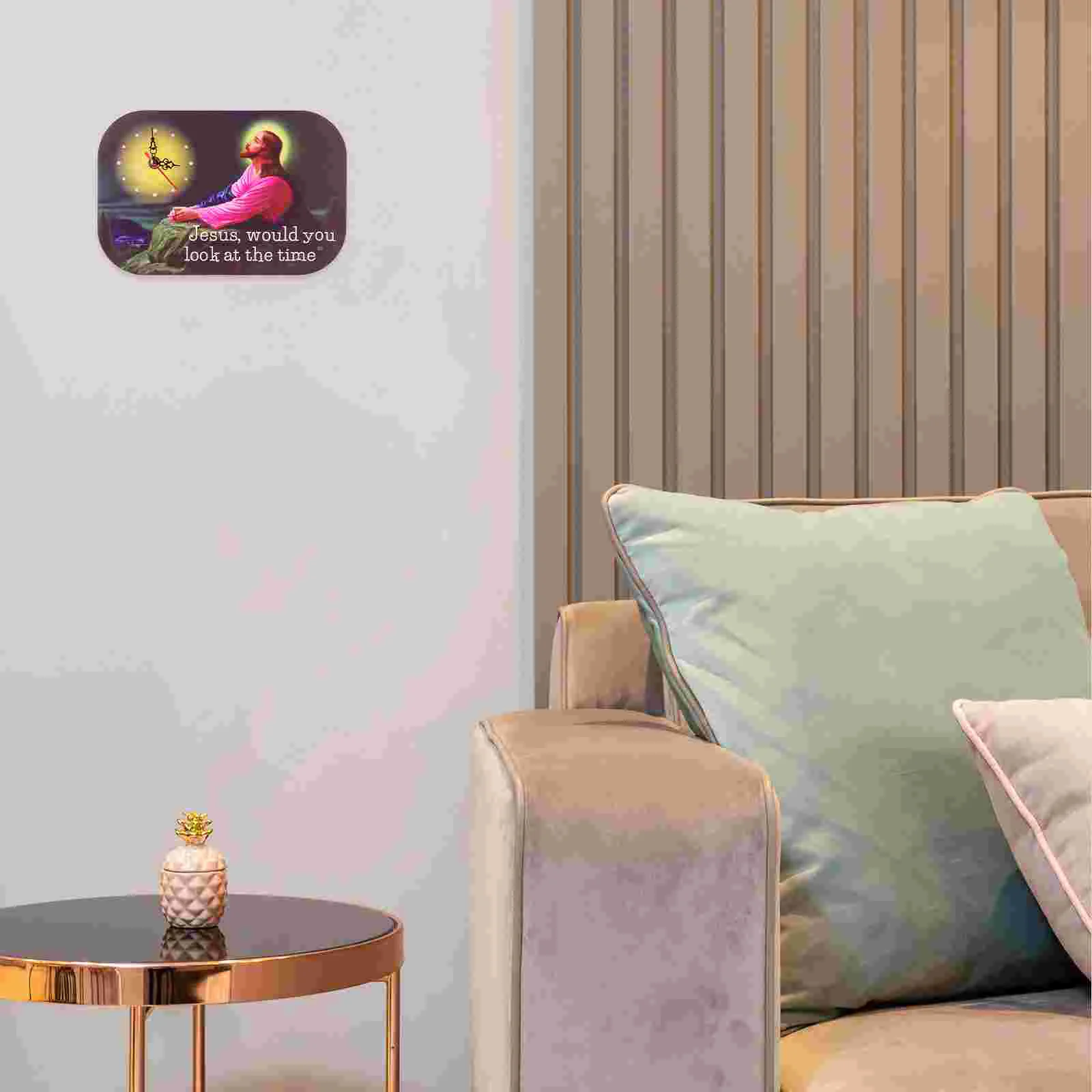 2024 часы с Иисусом украшение для дома исламская стена которую вы выглядеть