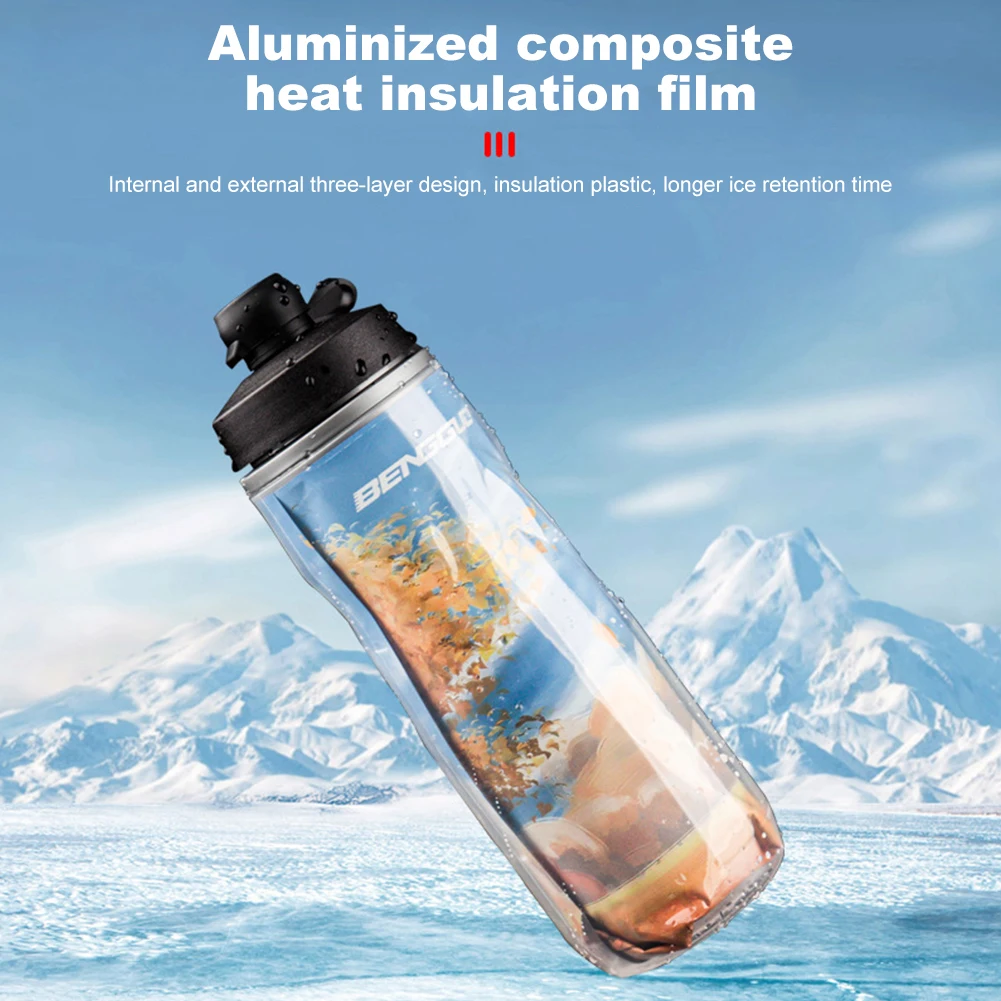 Изолированная Спортивная Бутылка Для Воды BENG GUO 610 Мл Езды На Велосипеде Фитнеса