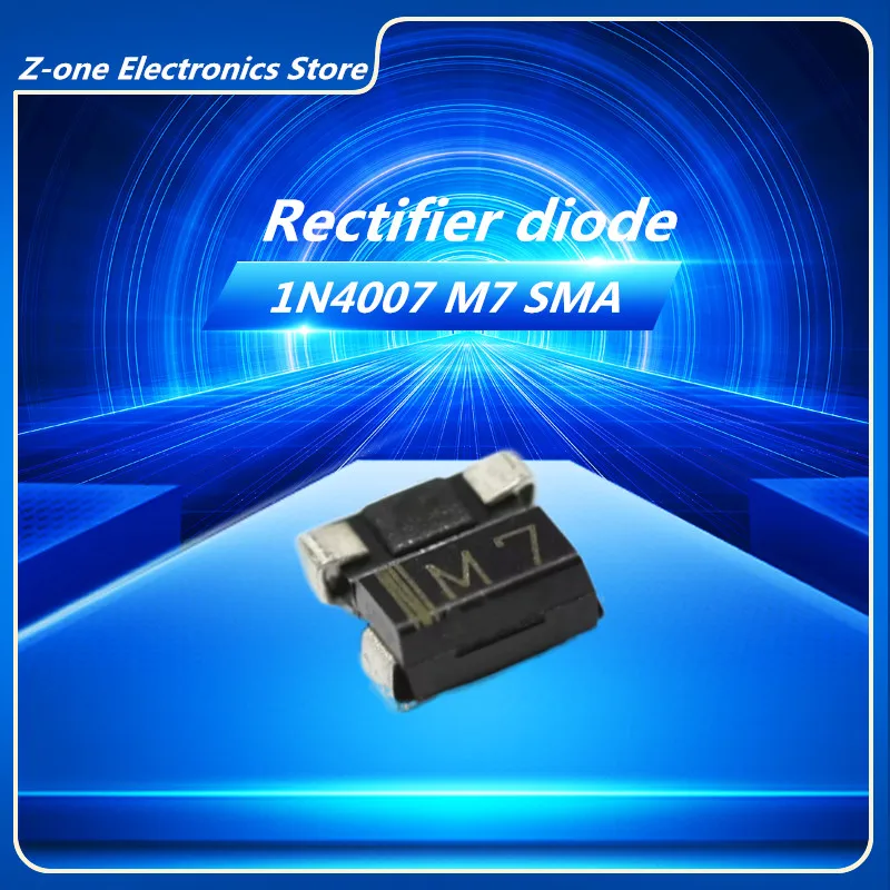 100/шт. M7 1N4007 SMA 1A 1000V диоды DO-214AC выпрямитель диоды IN4007