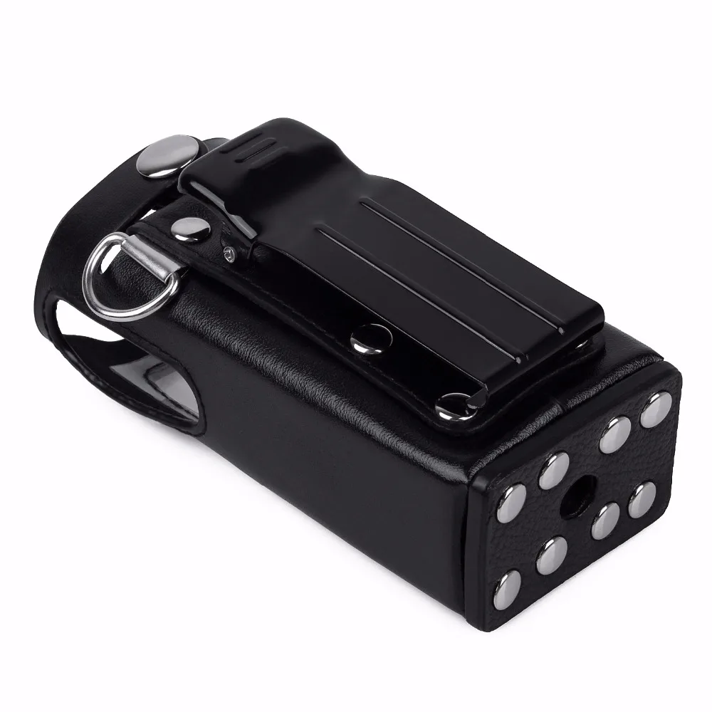 Hytera PD780 Radio Accessories New Leather Carrying Case For Digital Hytera Two Way Radio PD780 PD785 Walkie Talkie Leather Case