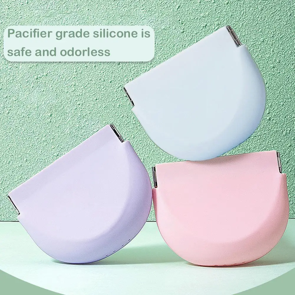 

Мягкий силиконовый ортодонтический держатель с вентиляционным отверстием, Ортодонтические Чехлы для рта, самозакрывающийся держатель для телефона X8A0