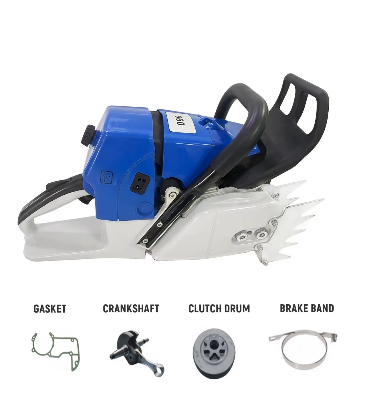 Цепная бензиновая пила Farmertec Holzfforma G660 MS660 066 92CC Без направляющей и цепной пилы