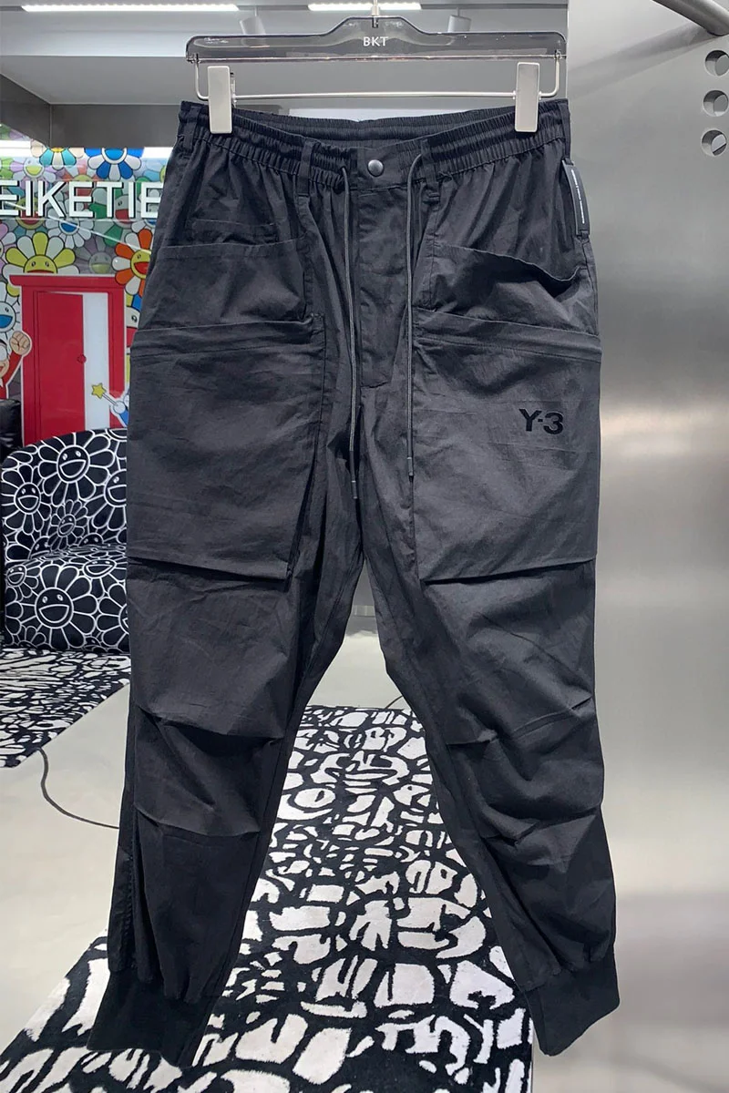 

Yohji Yamamoto Sweatpants Multi-pocket Zipper Decorative Casual Trouser Summer Overalls Men's Trend All-match Y3 Leg Pants