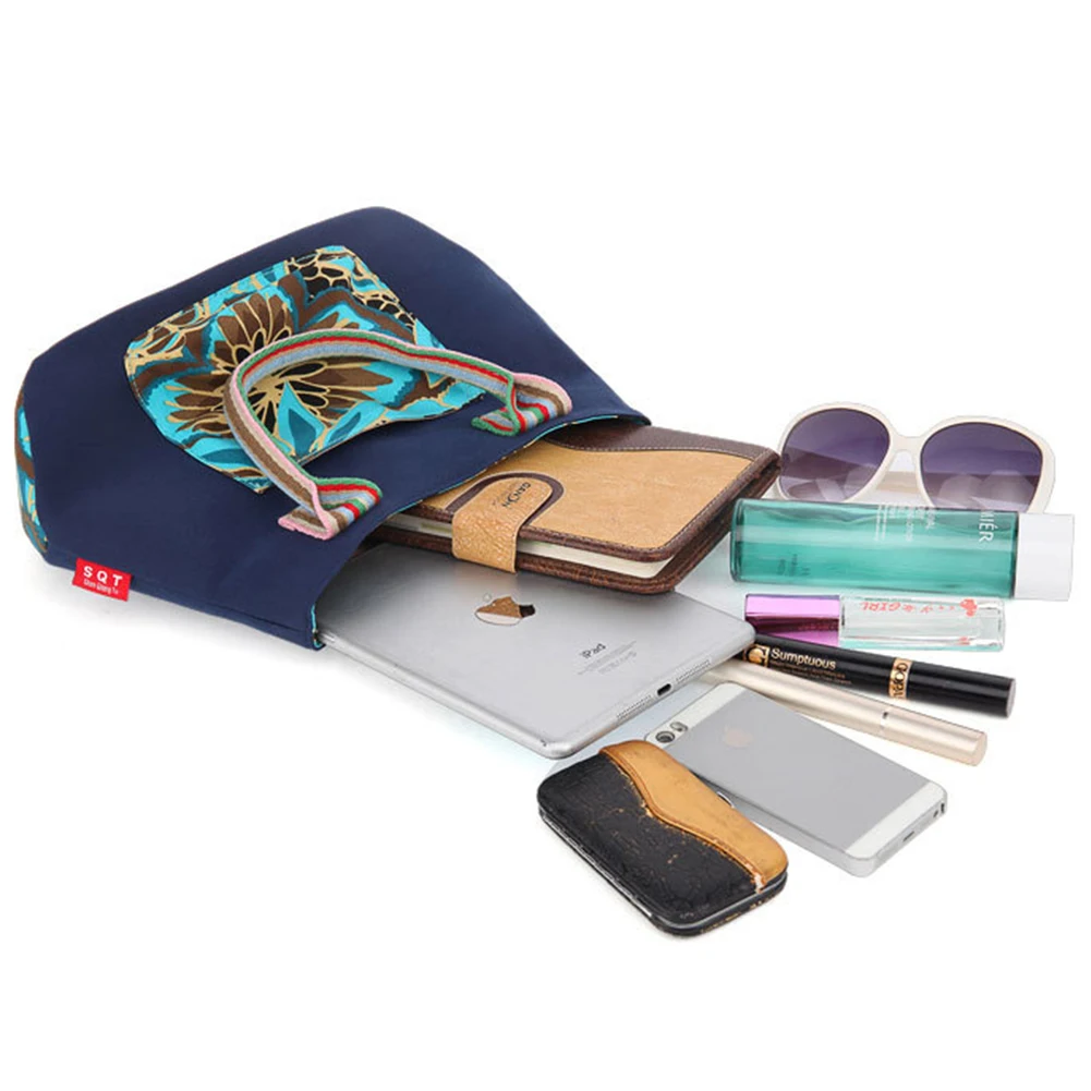 Sentiblos 2022 Fashion Canvas Tote Bag for Women Medium Size Causal Handbag with Zipper Pockets Work Bag Tote Purses