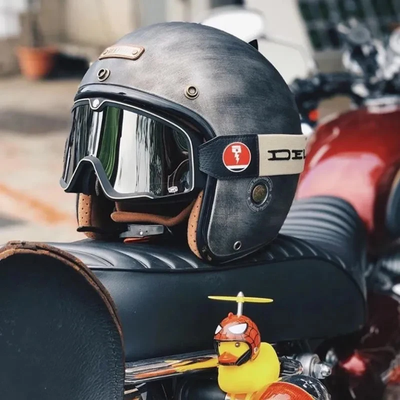 Мотоциклетные очки в ретро стиле для мужчин ветрозащитные гоночные мотокросса