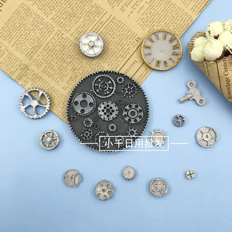 

Steampunk Gear Confeitaria Silicone Mold Mechanical Fondant Cake Molds Cupcake Mould Chocolate Baking Tools For Cake Decoration