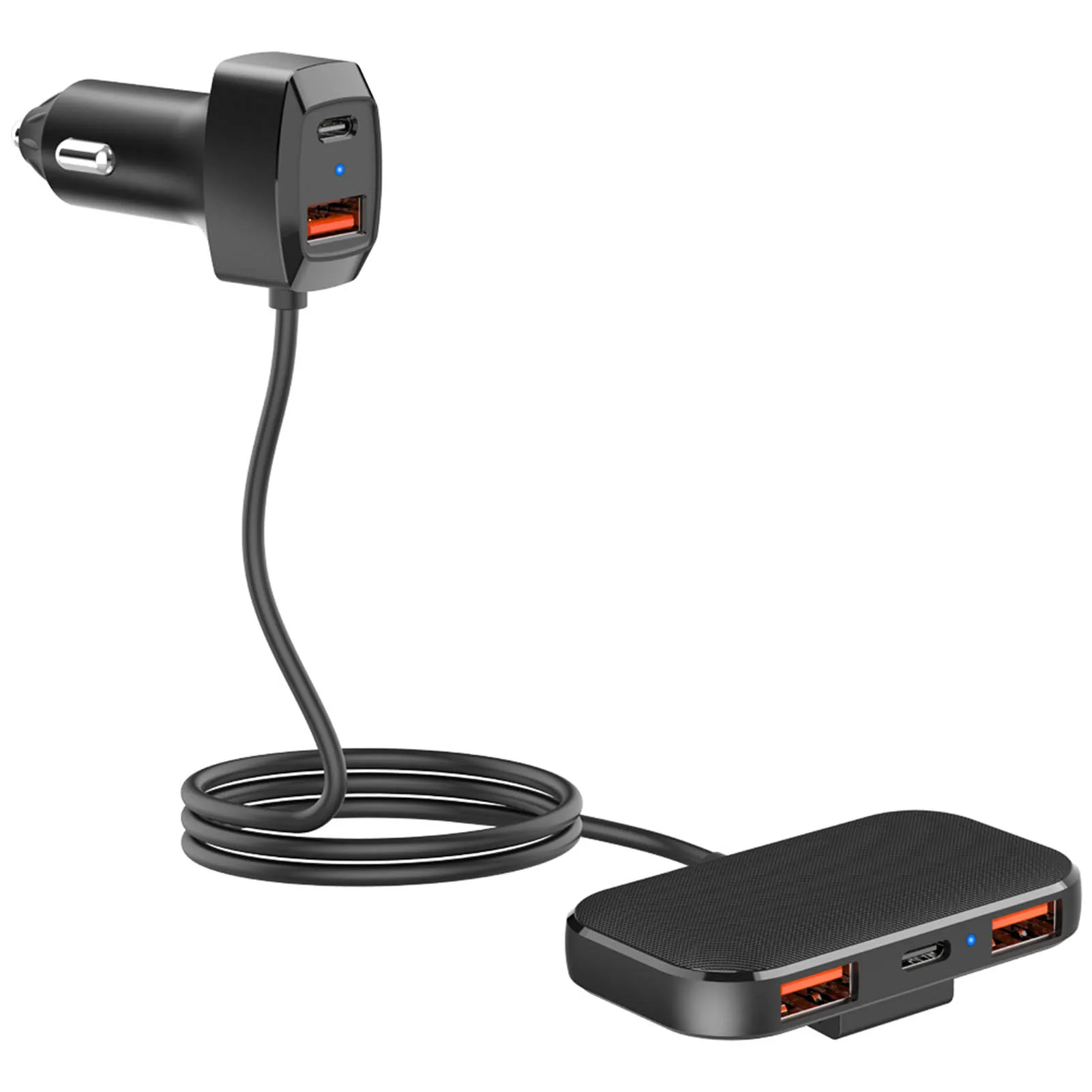 

Автомобильное зарядное устройство с 5 USB-портами, 60 Вт