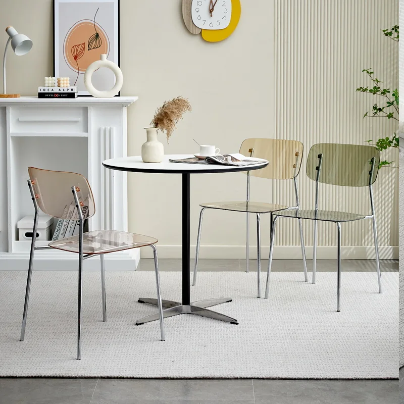 

Прозрачный акриловый роскошный стул, индивидуальный роскошный портативный стул, Недорогой стол Kursi кухонная мебель для спальни