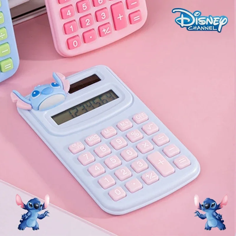 Калькулятор Стич Disney милые Мультяшные офисные принадлежности школьные удобные