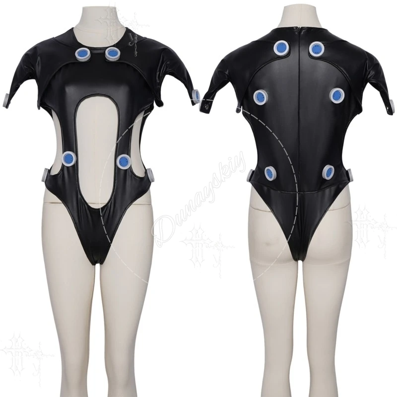 Фото Костюм для выступлений GANTZ Battle Jumpsuit на Хэллоуин, унисекс, двухмерный аниме-костюм для косплея, комплект с реквизитом на Хэллоуин №3